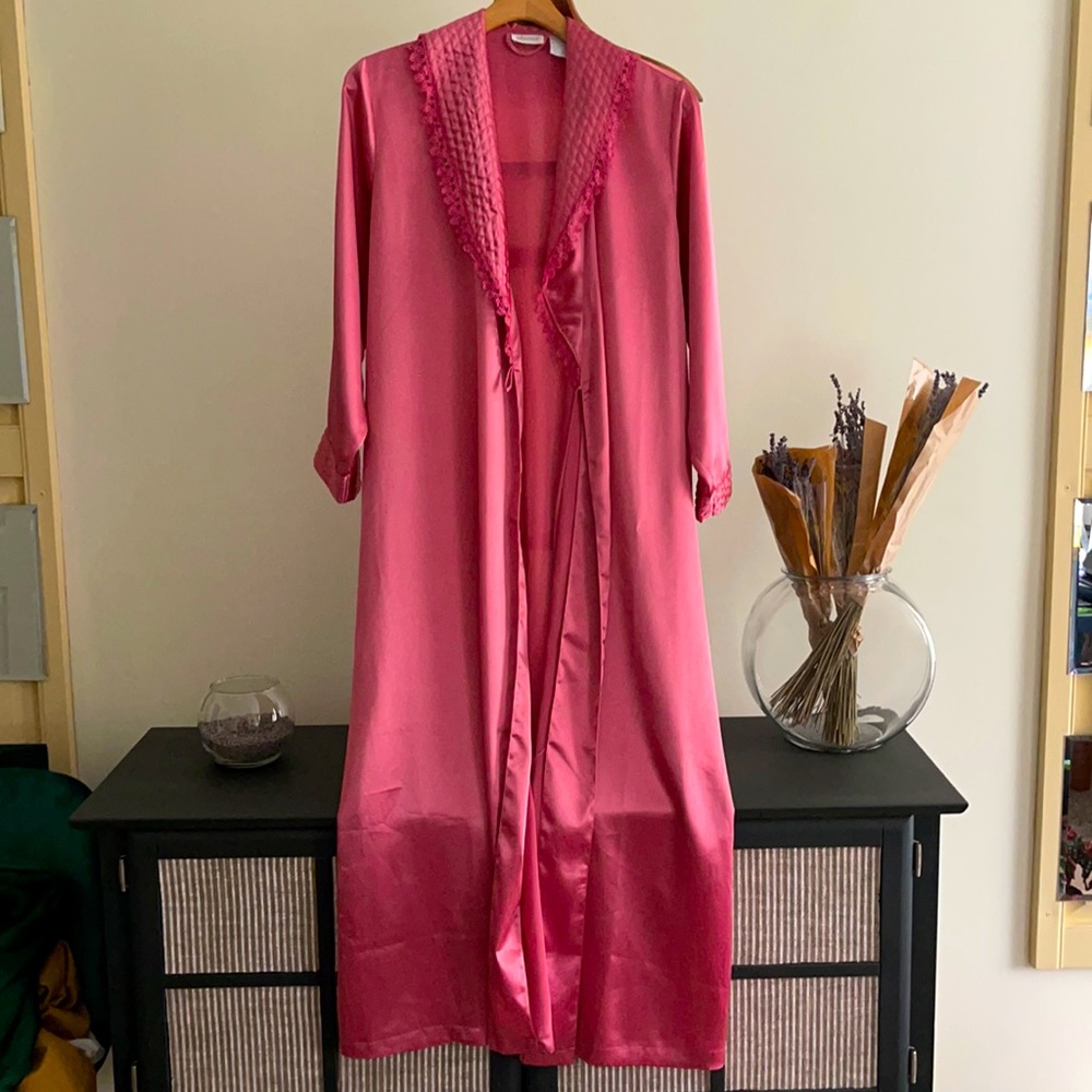 Adonna Quilted collar Robe